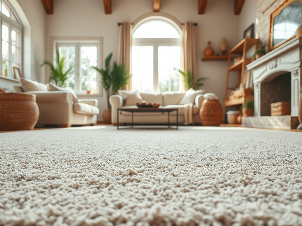 A serene living room with a clean, inviting atmosphere