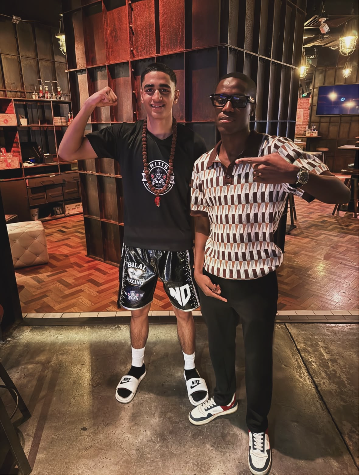 Neel Depala with Muhammad Musa