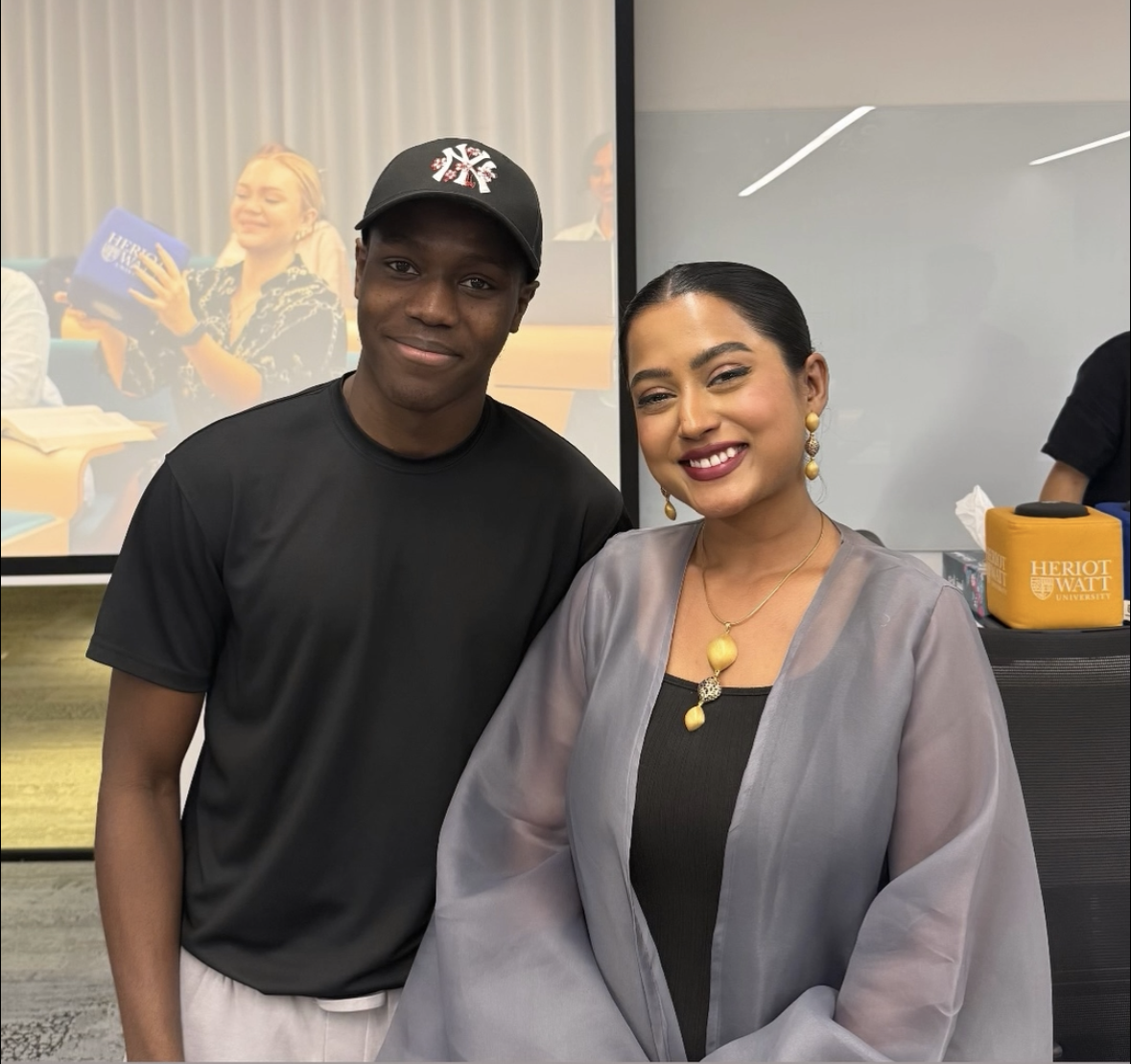 Interview Session | Muhammad Musa with Rhea Jacobs at Heriot Watt Dubai