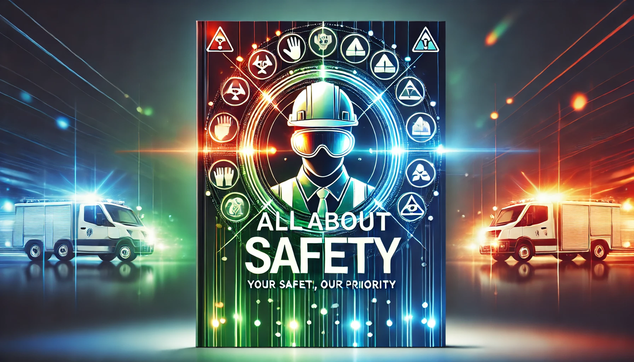 dall·e 2025-03-03 19.00.28 - a professional cover image for 'all about safety,' featuring a bold and clean design. the image includes the 'all about safety' logo prominently displ.webp