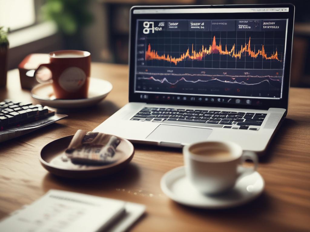 high resolution close up of a market analysis report featuring
