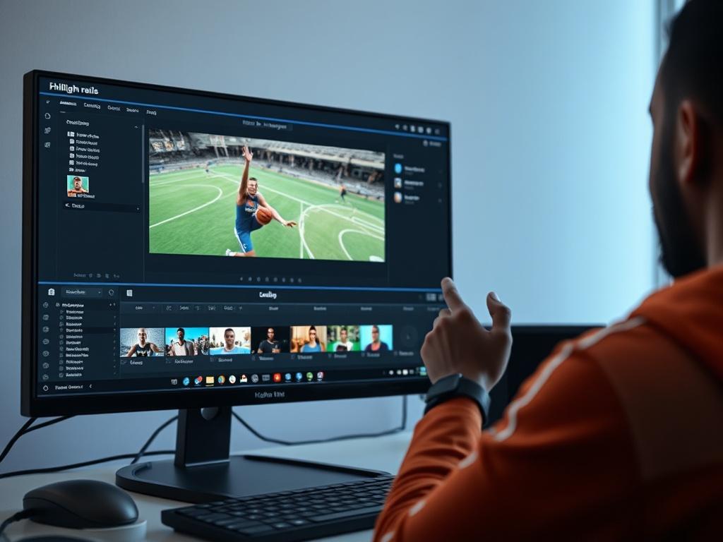 A close up of a computer screen displaying an editing