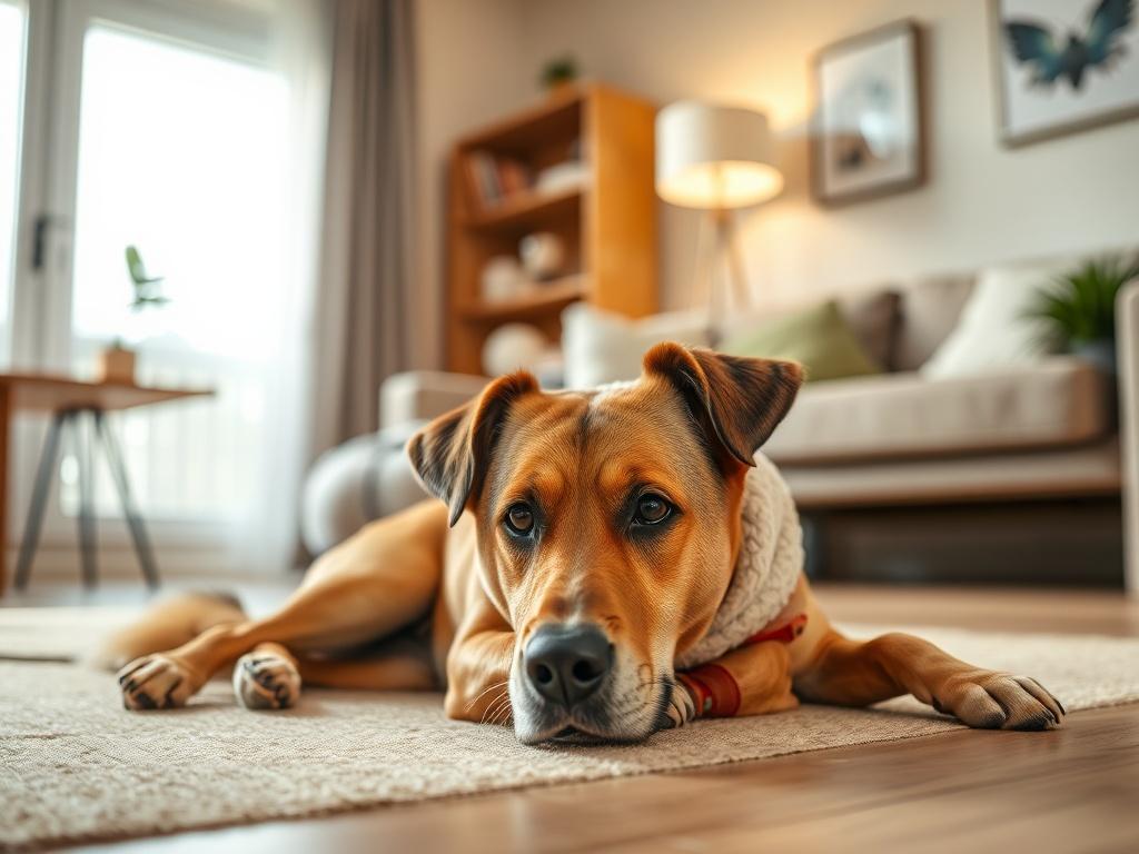 A close up shot of a serene living room with