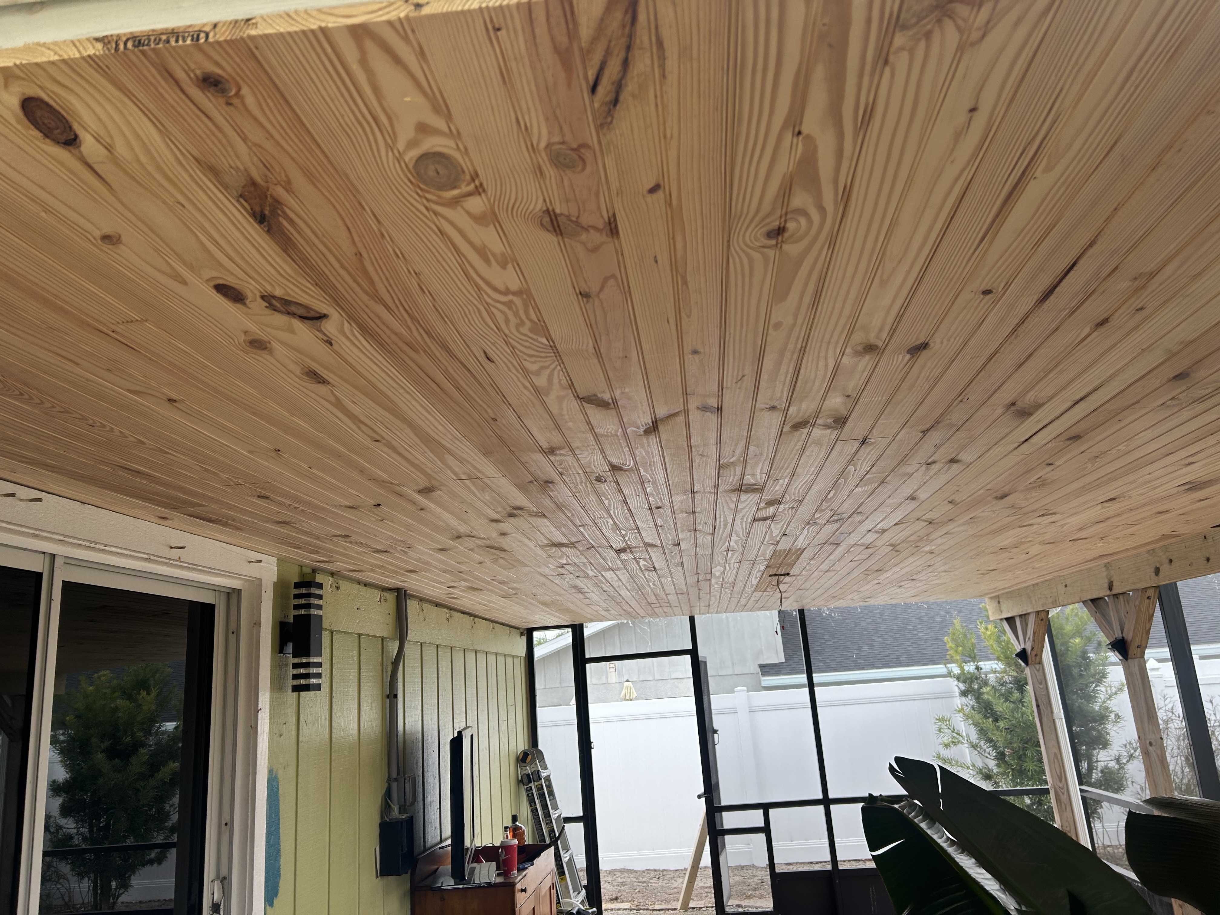 Completed handyman project
