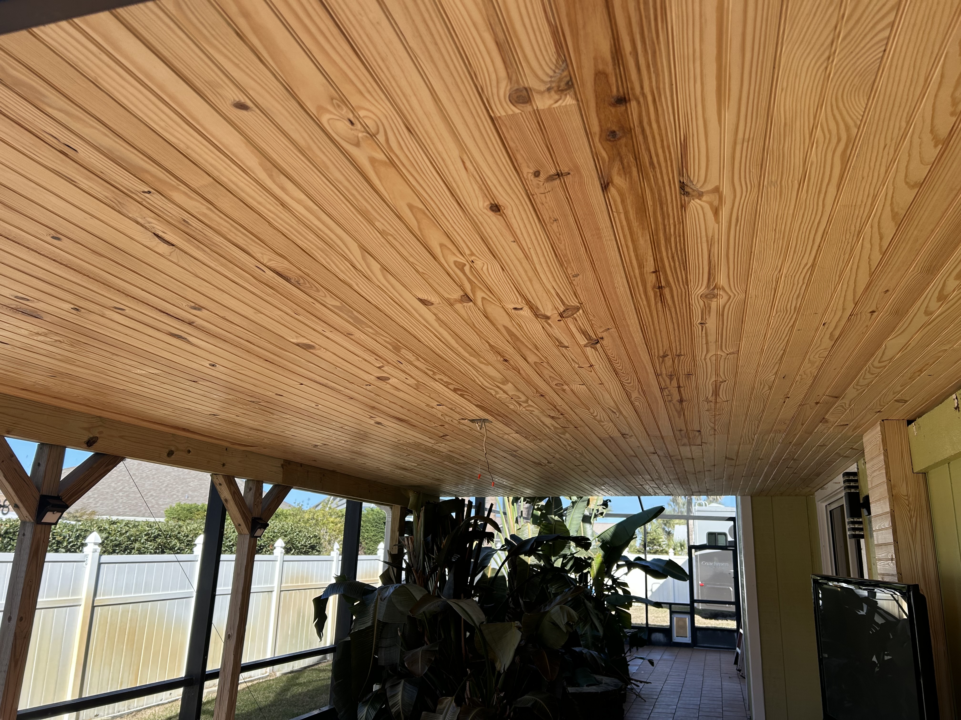 Completed handyman project