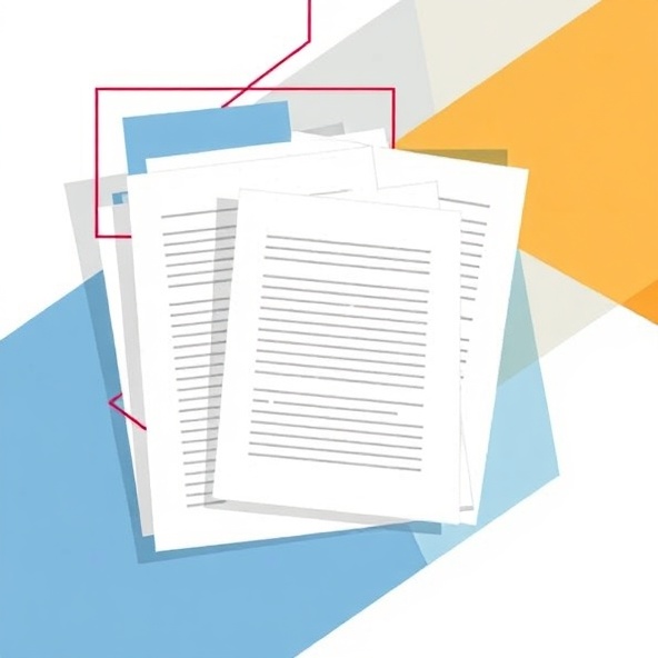 Script development abstract illustration