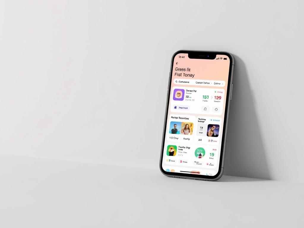 A high resolution image of a modern mobile app interface
