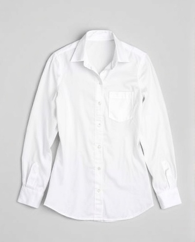 White Button-Up Blouse
