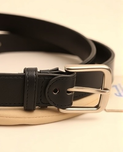 Black Leather Belt