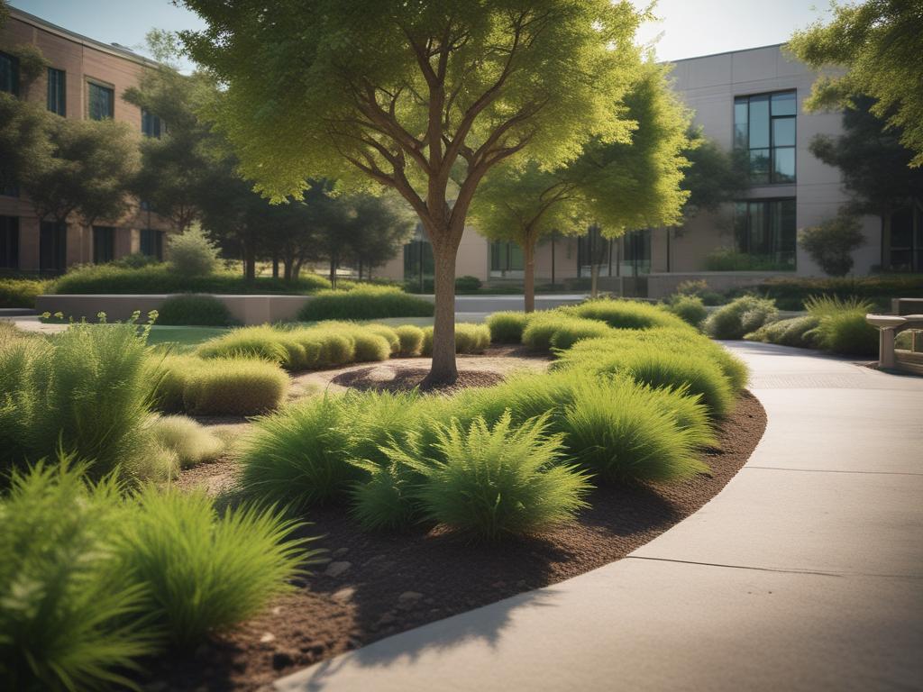 green environment, clean campus, plants, outdoor learning