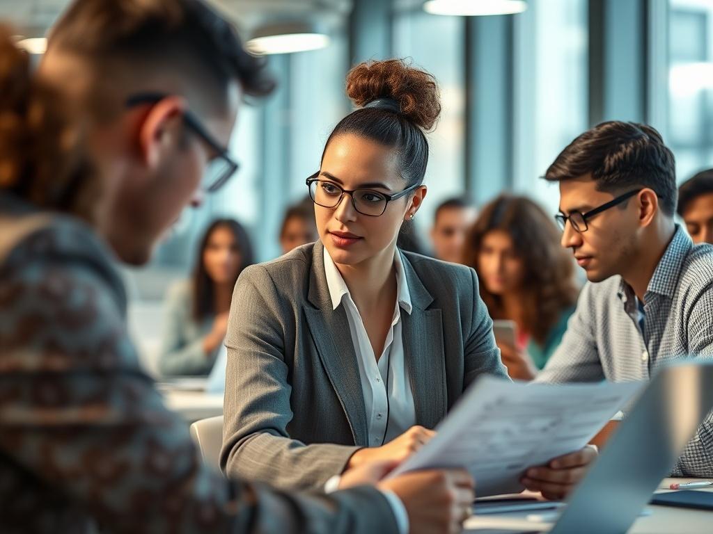 A close up shot of a professional engaged in a