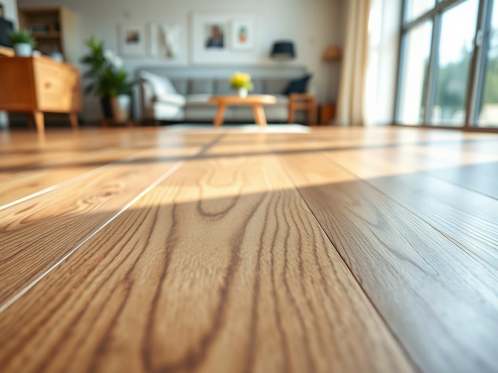 A close up shot of a beautifully installed luxury vinyl