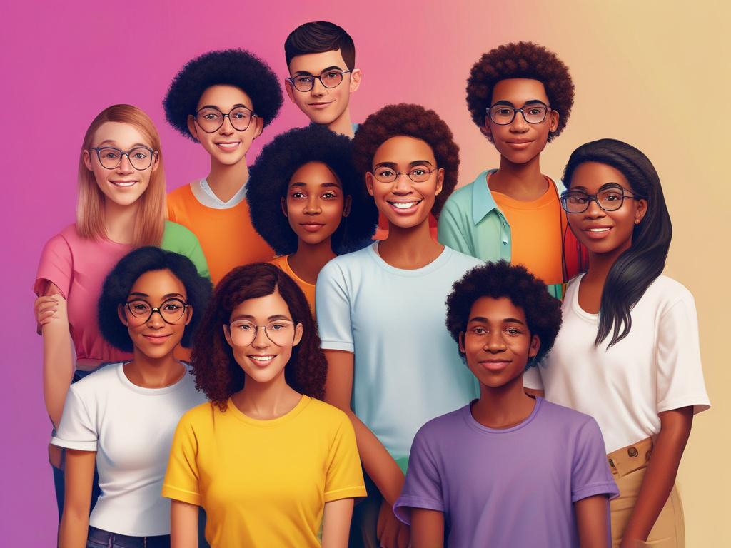 A group of young people participating in a community engagement