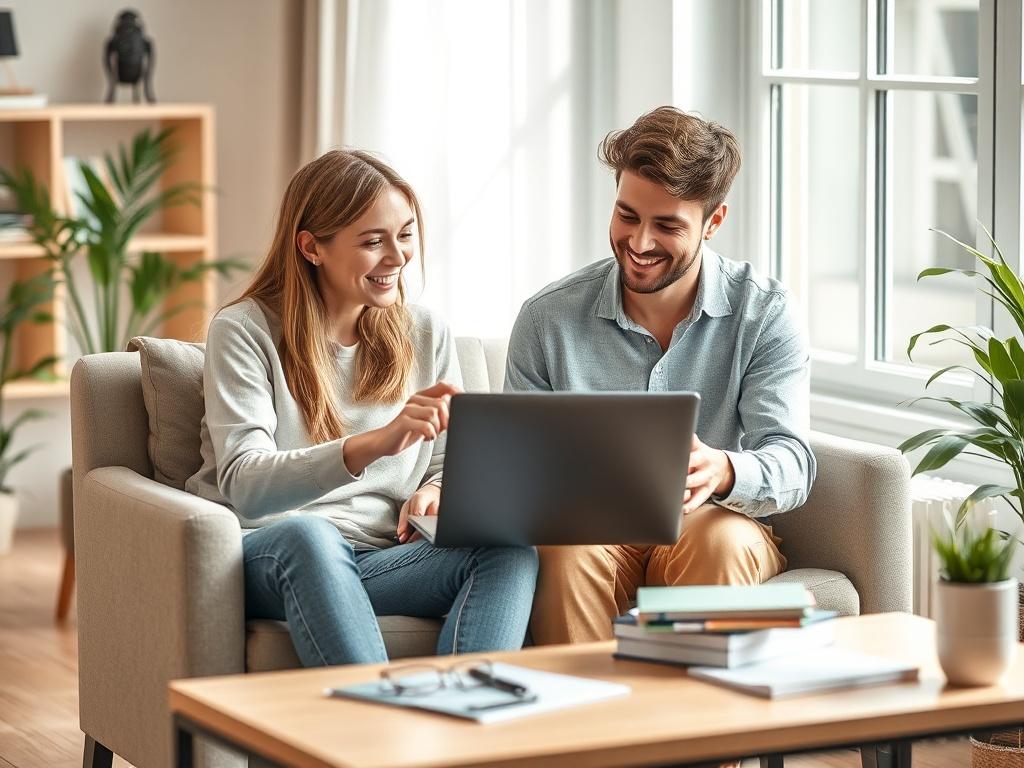 A relaxed and friendly environment showing a student and tutor