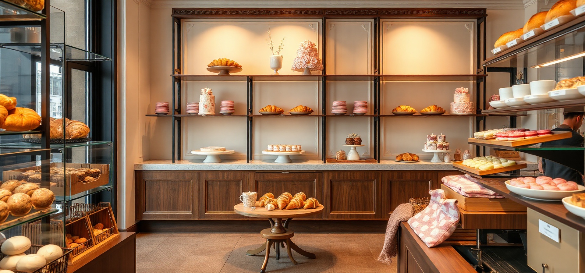 Fresh pastries display