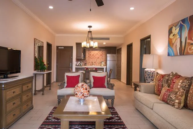 Luxury resort room and accommodations