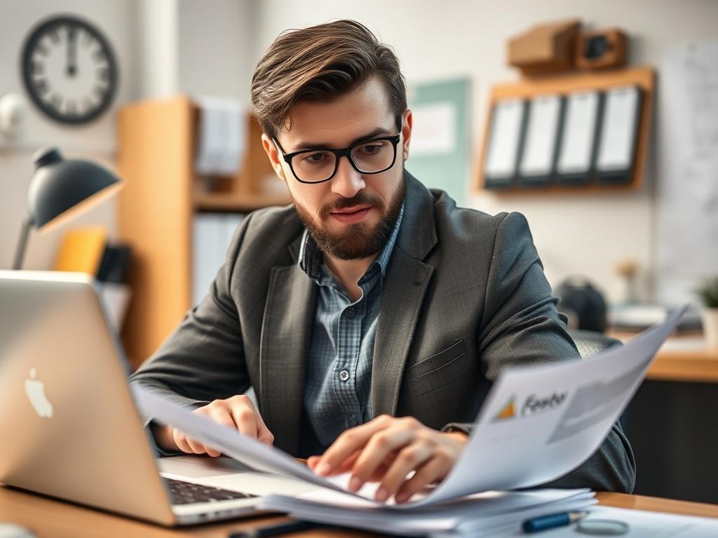 A close up shot of a confident small business owner