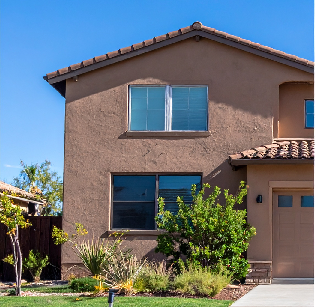 Home exterior before painting service