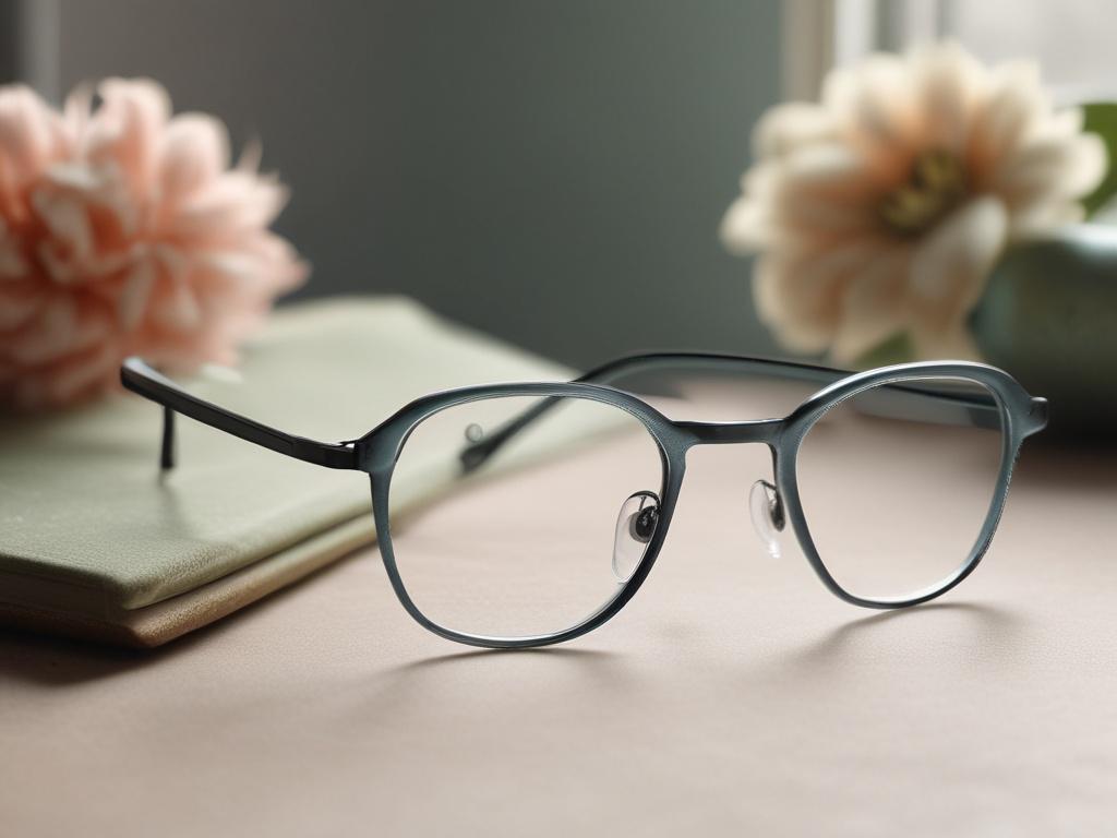 modern prescription glasses, stylish design, comfort