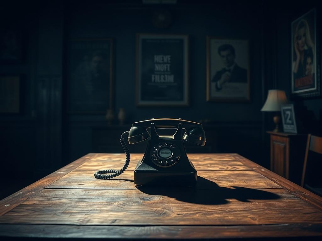 A high resolution, realistic of a mysterious, dimly lit room