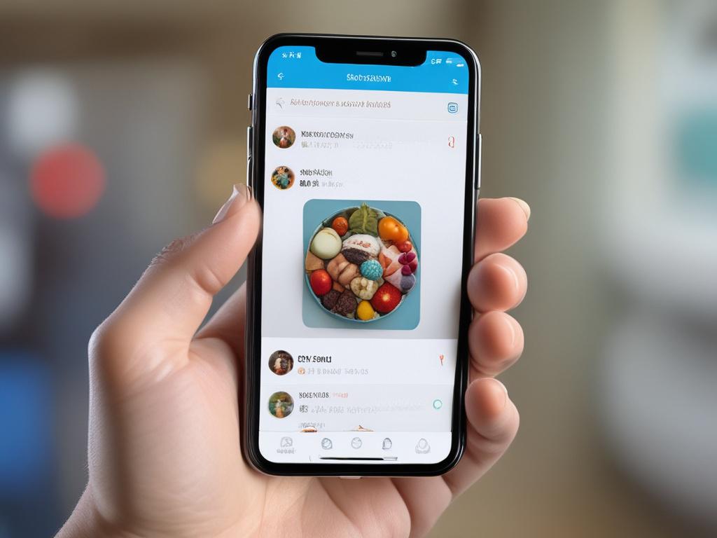 close up shot of a hand holding a smartphone displaying