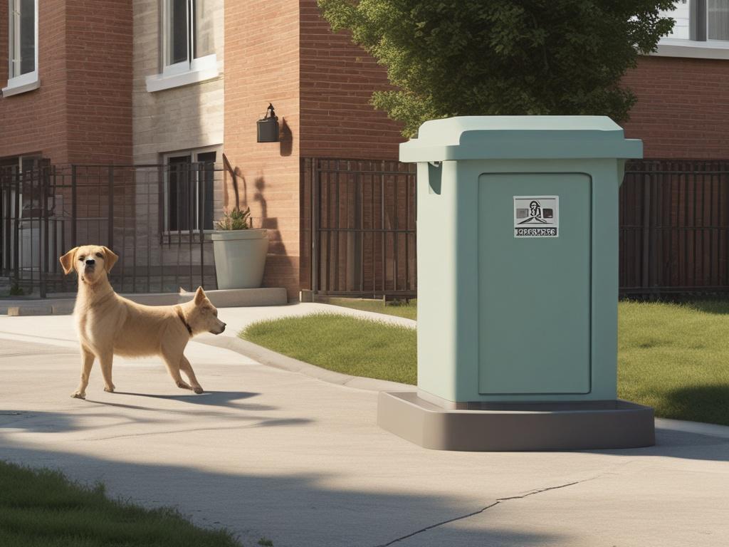 dog station maintenance, pet waste disposal, community service
