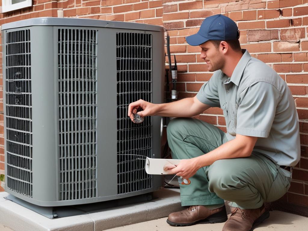 OKC Air Conditioning Service Provider at work