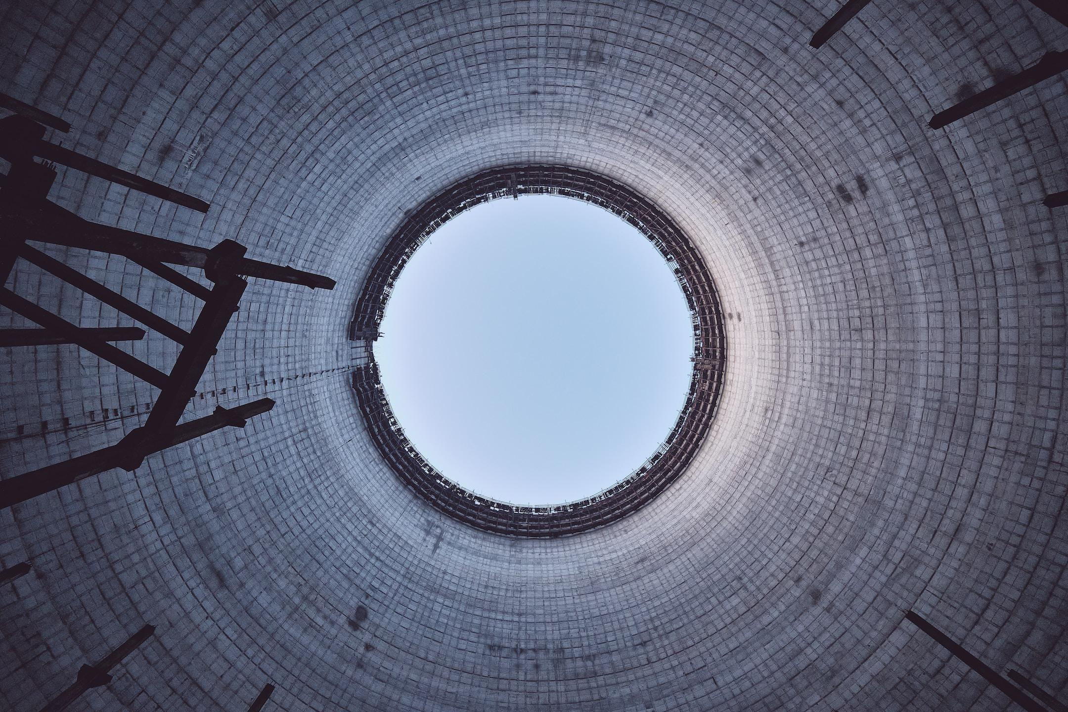 Inside Cooling Tower, Chernobyl Nuclear Power Plant