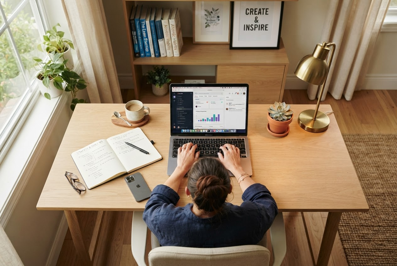 The Hustle Chapter workspace