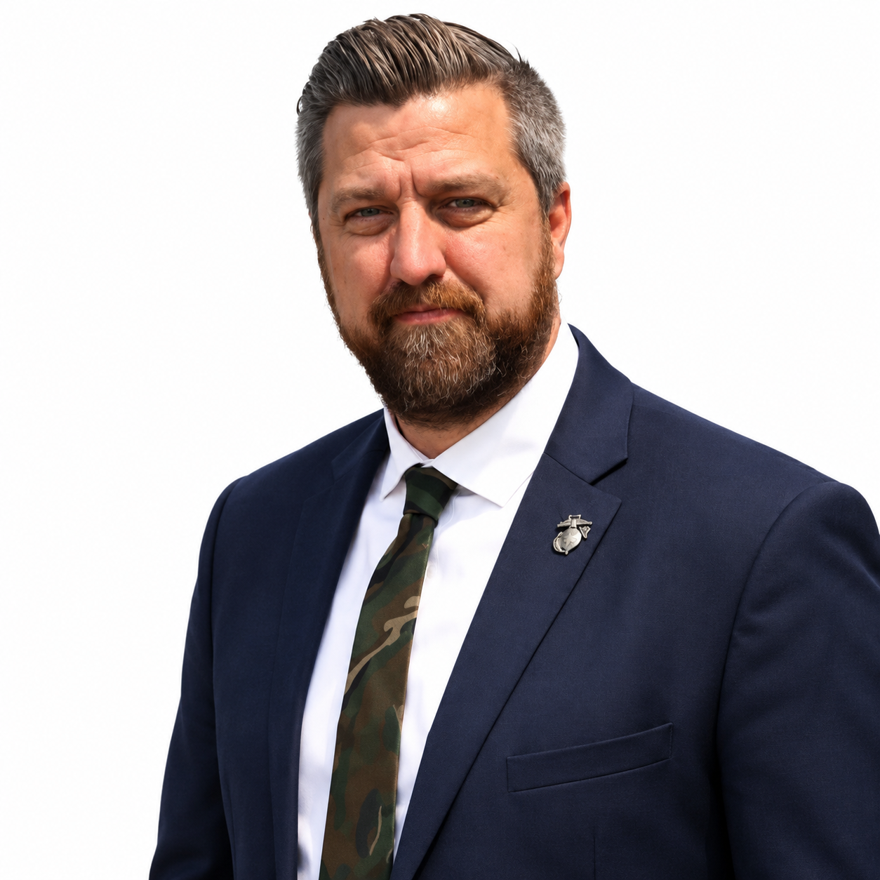 authoritative portrait in navy and camo.png