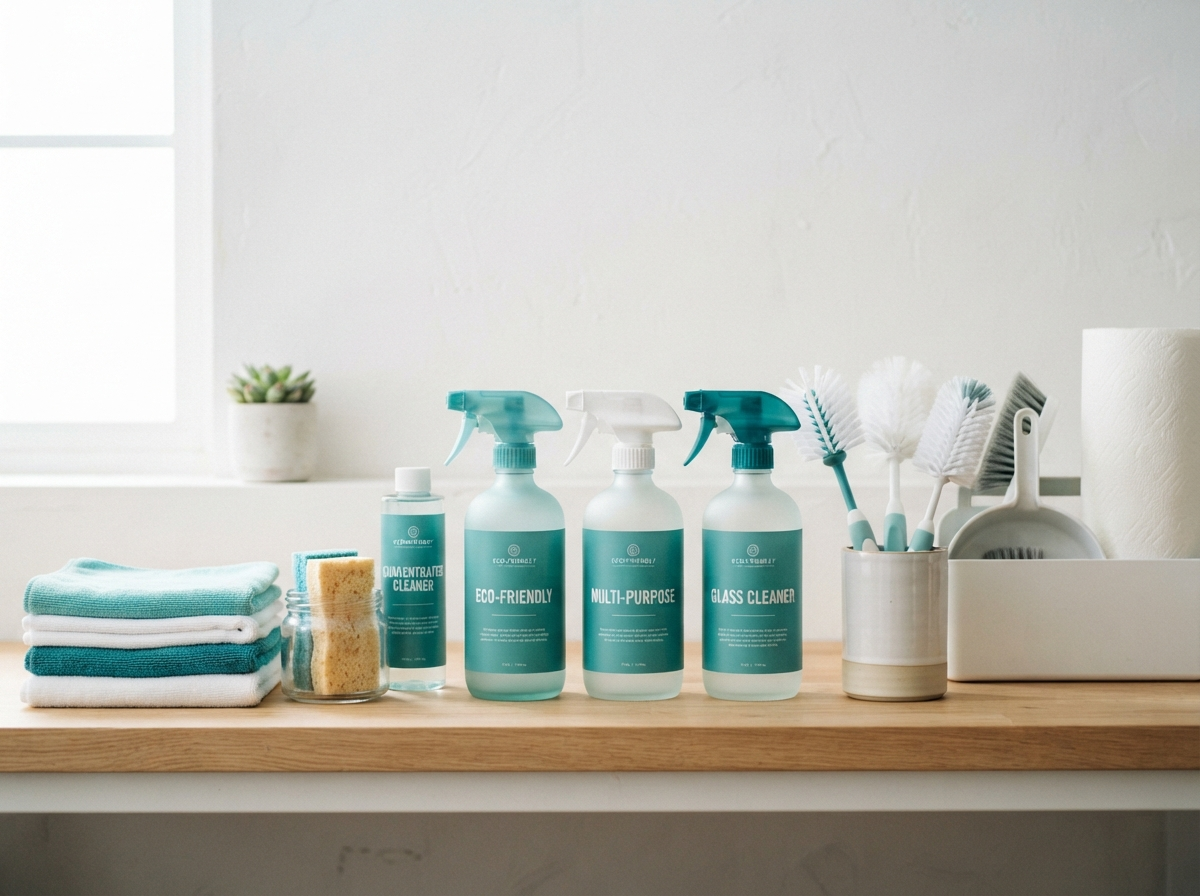 Professional cleaning supplies