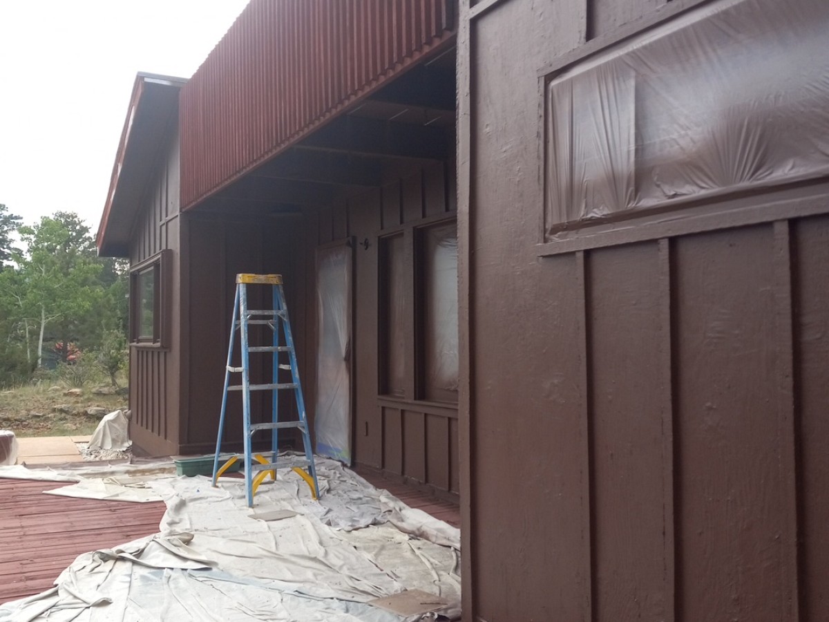 Siding repair project
