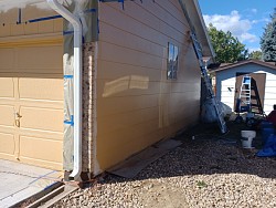 Exterior painting project in Arvada