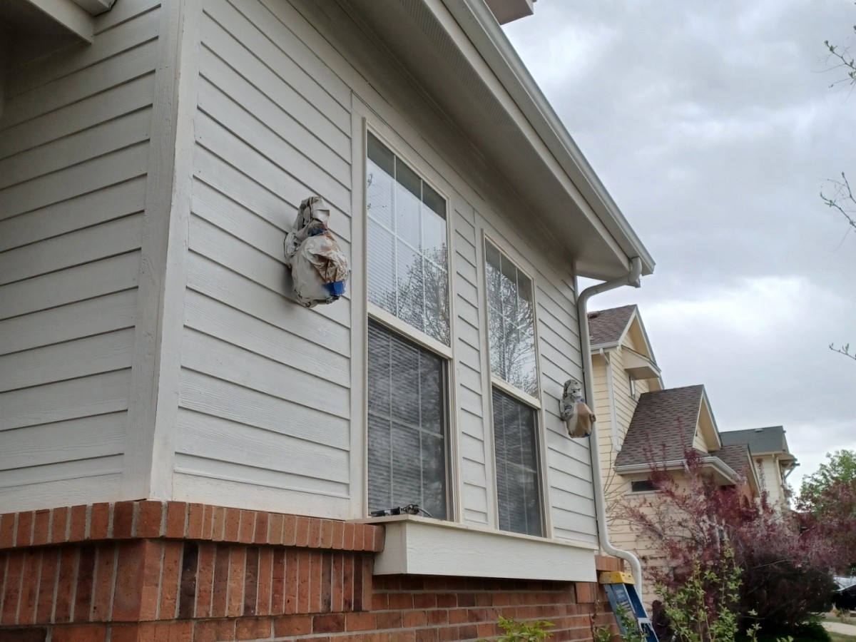 Exterior painting project in Arvada