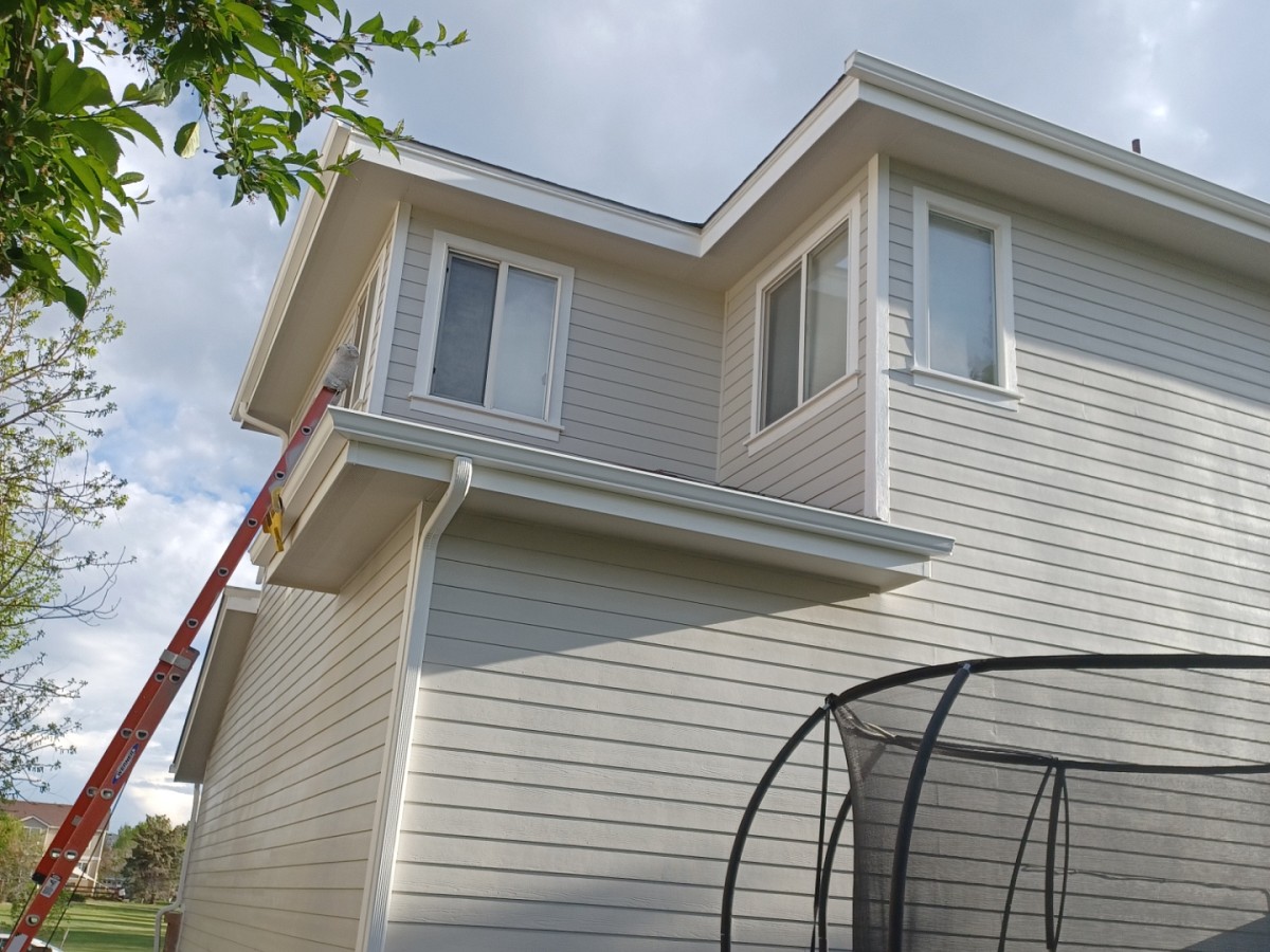 Exterior painting project in Arvada