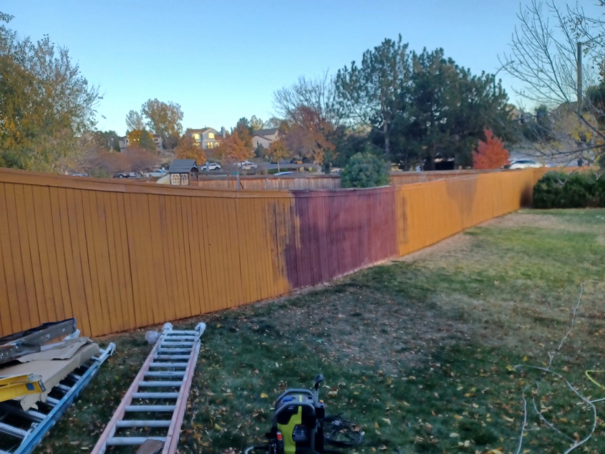 Exterior painting project in Arvada