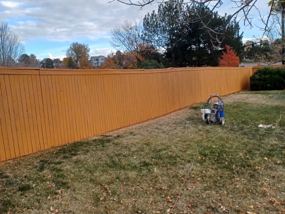 Exterior painting project in Arvada