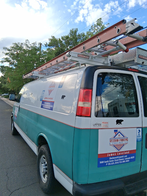 Veteran Painting & Coatings professional service truck Denver