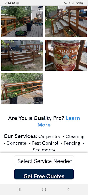 HOA deck staining and sealing project
