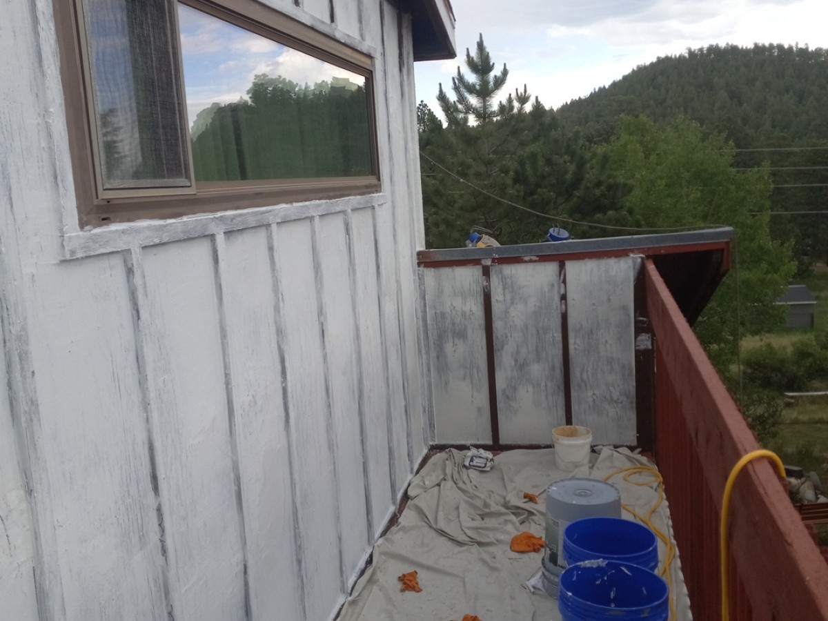 Siding repair project