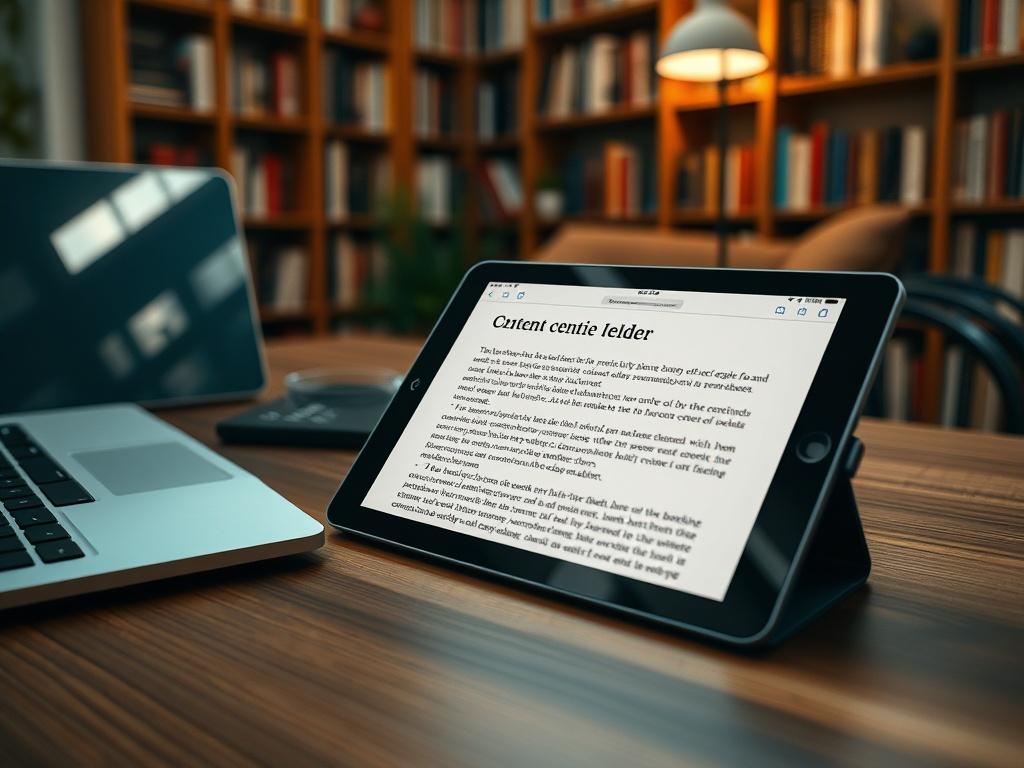 A close up shot of a digital tablet displaying an