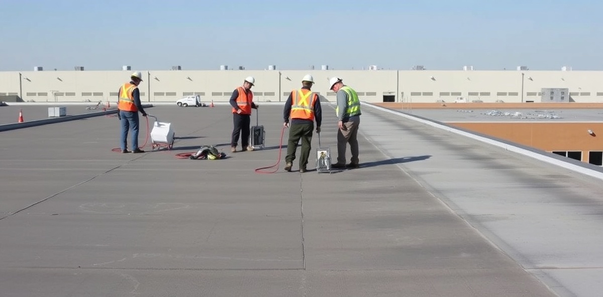 Commercial roof maintenance