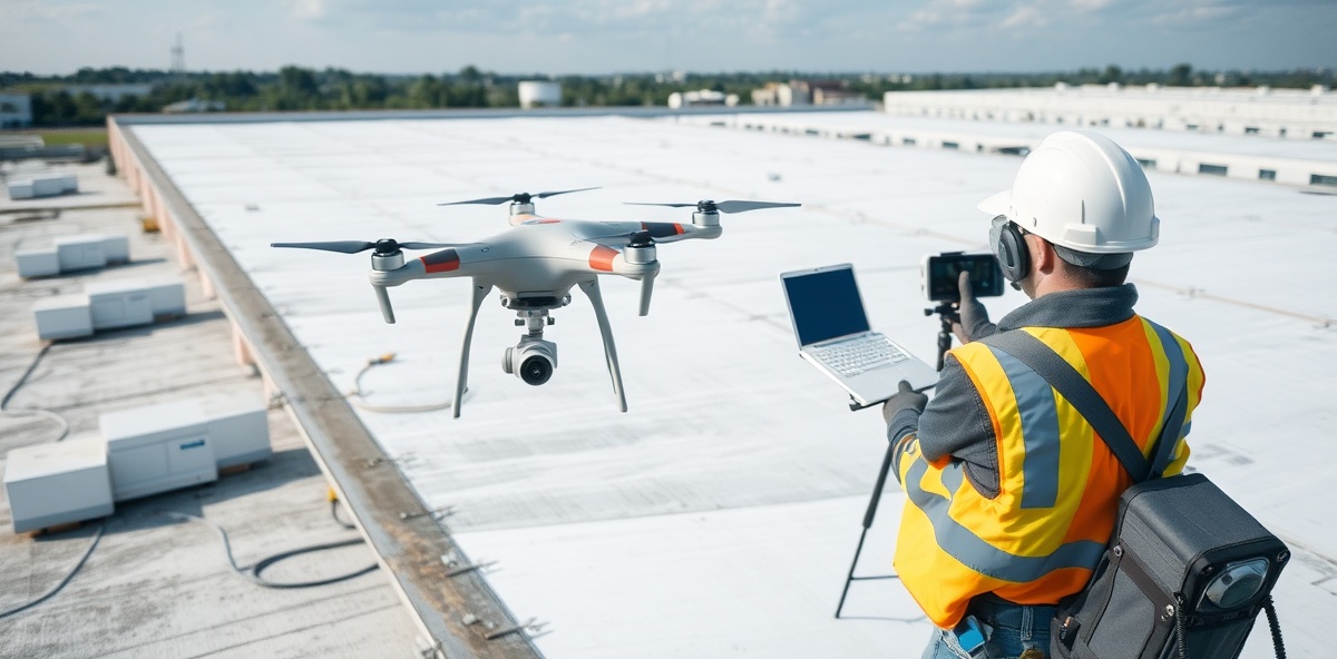 Commercial roof inspection