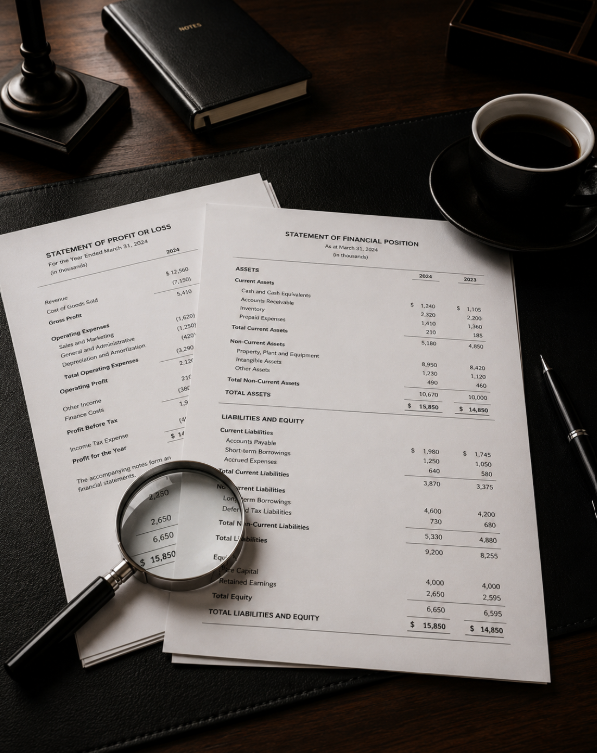 Financial analytics visualization