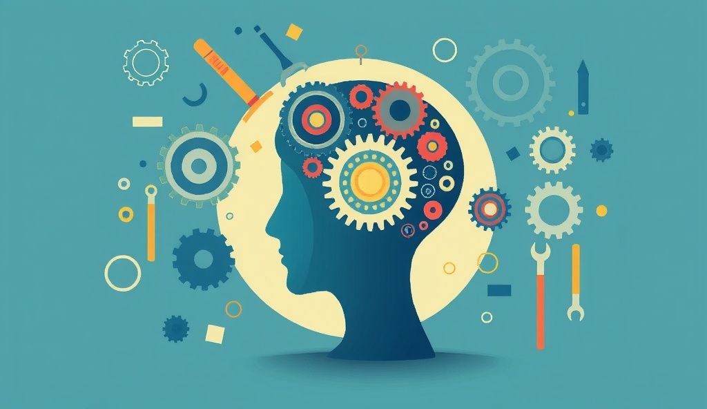 Perfectionist mind concept showing gears and precision symbolising high standards