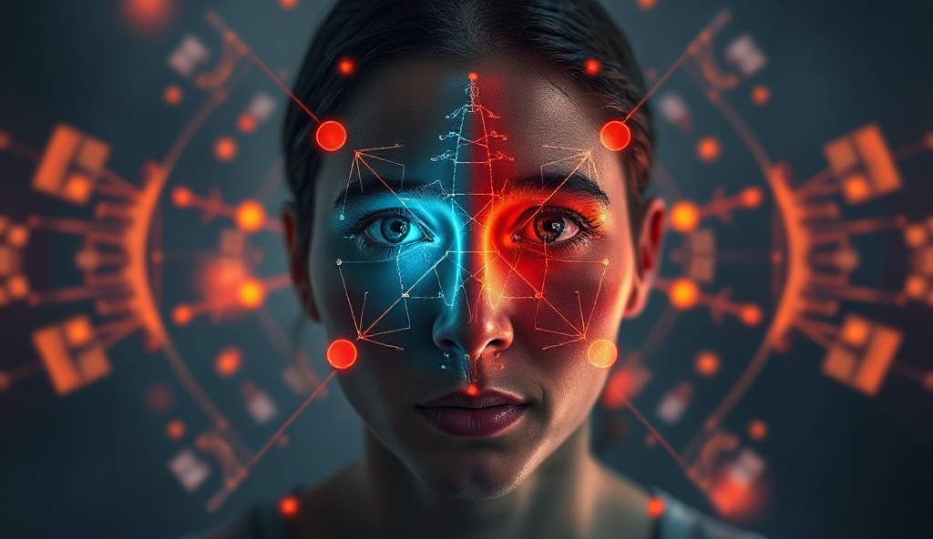 EMDR therapy concept showing eye movement and bilateral stimulation for anxiety healing