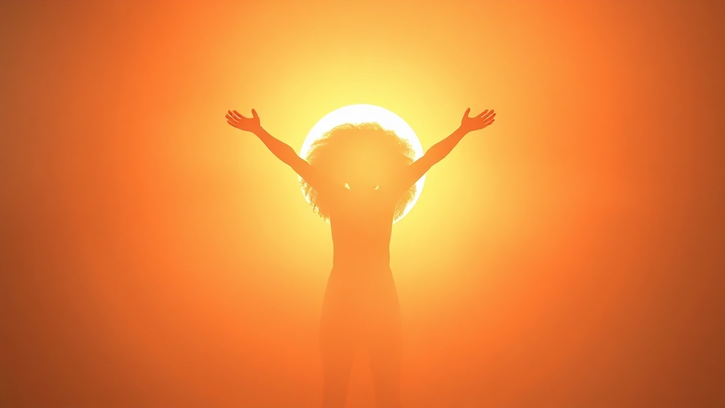 Abstract visualization of personal growth and empowerment