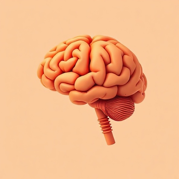 Abstract brain illustration representing mental health and cognitive therapy