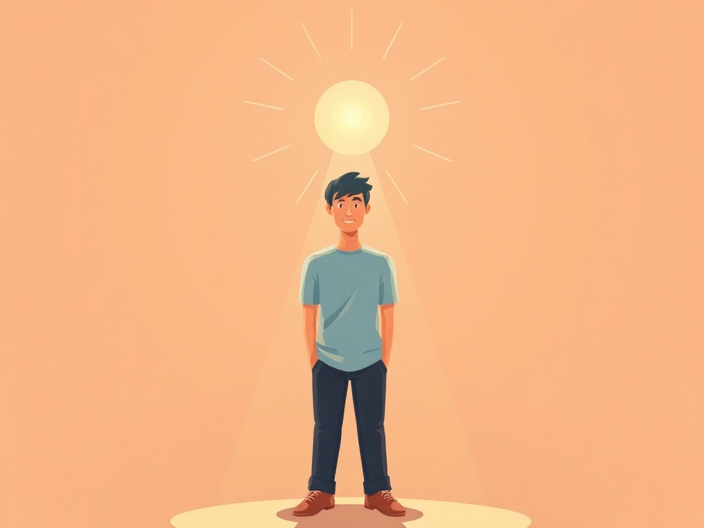 Self-esteem therapy visualisation showing confidence building through CBT and cognitive behavioural techniques