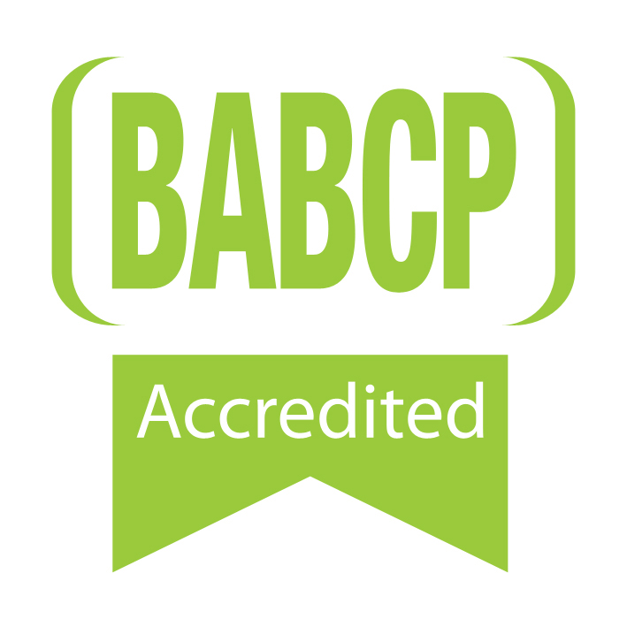 BABCP (British Association for Behavioural and Cognitive Psychotherapies) Accredited Logo